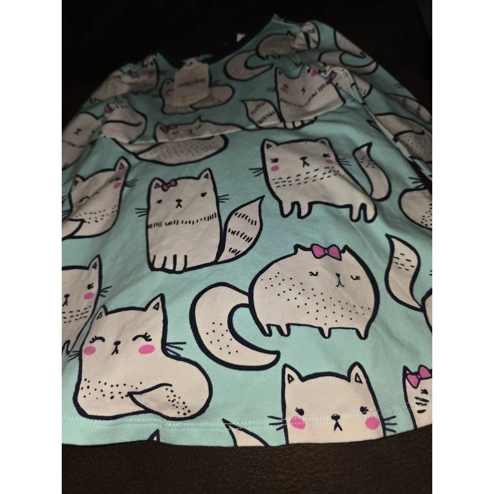 Gymboree‎ layette line purrfect prep cat dress size 6 12 months nwt